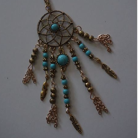 Dream catcher necklace