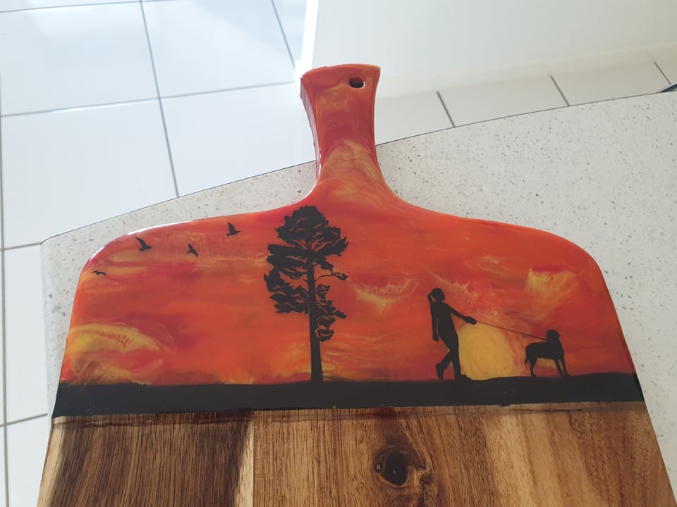 DESIGN YOUR OWN Sunrise themed serving platter