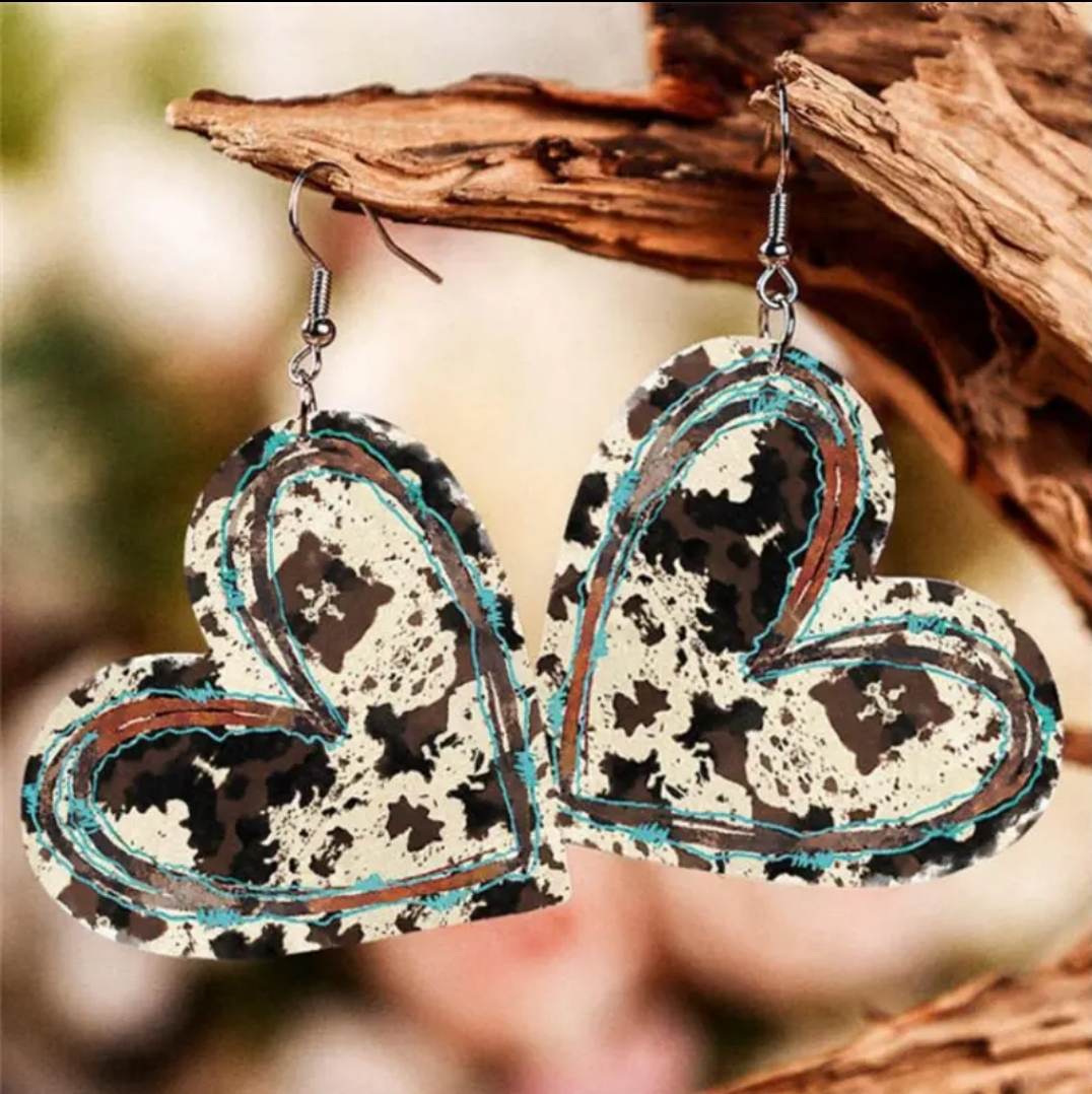 Western themed earrings