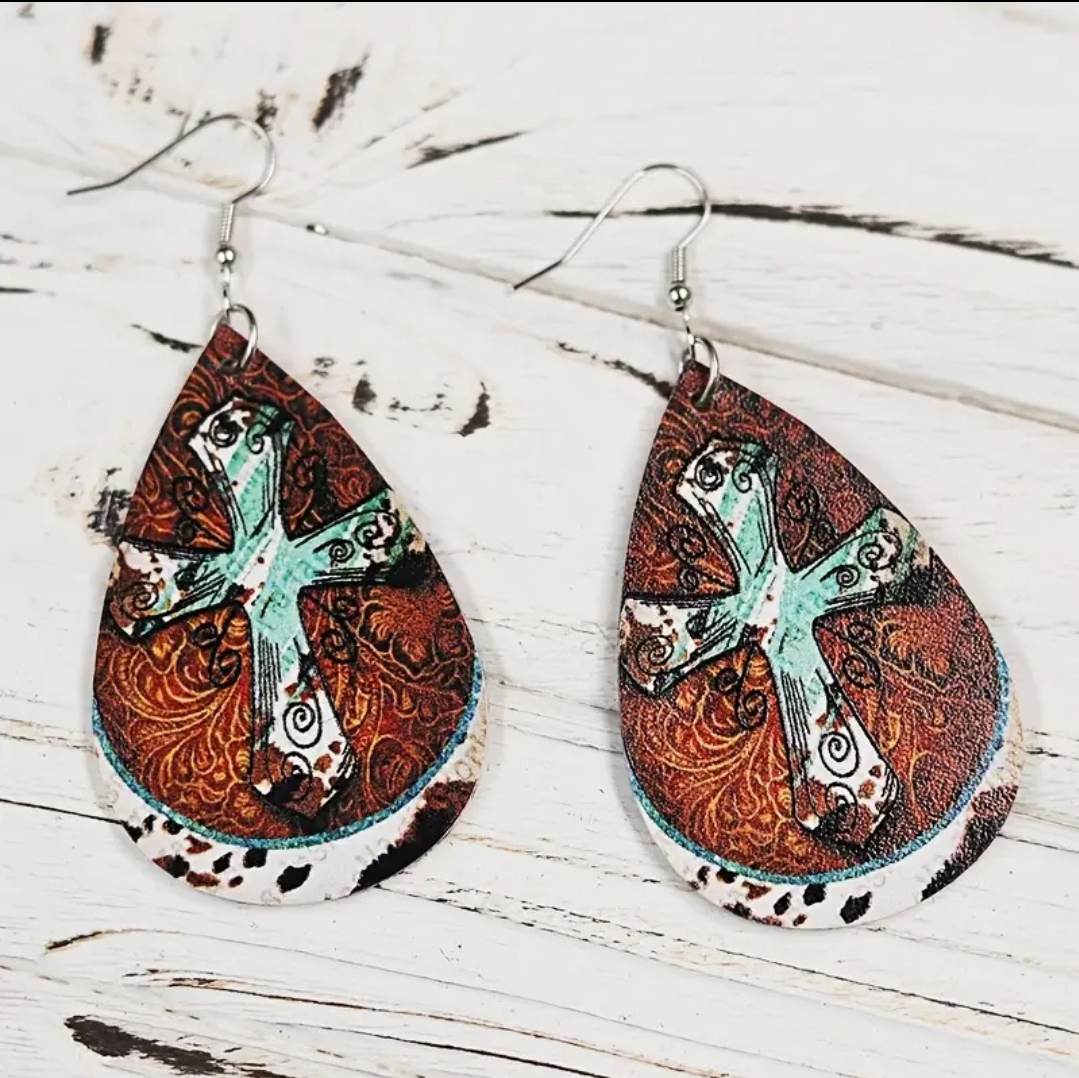 Western themed earrings