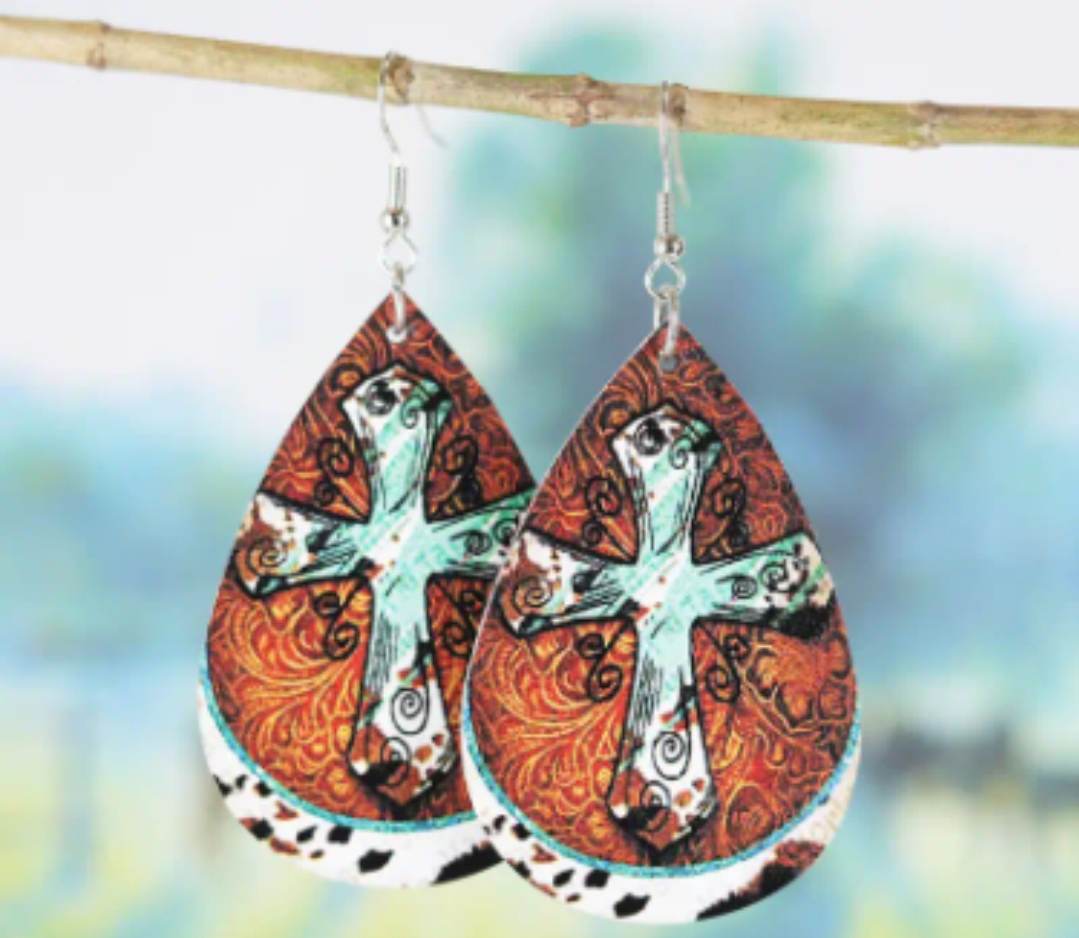 Western themed earrings