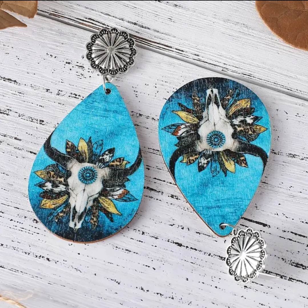 Western themed earrings