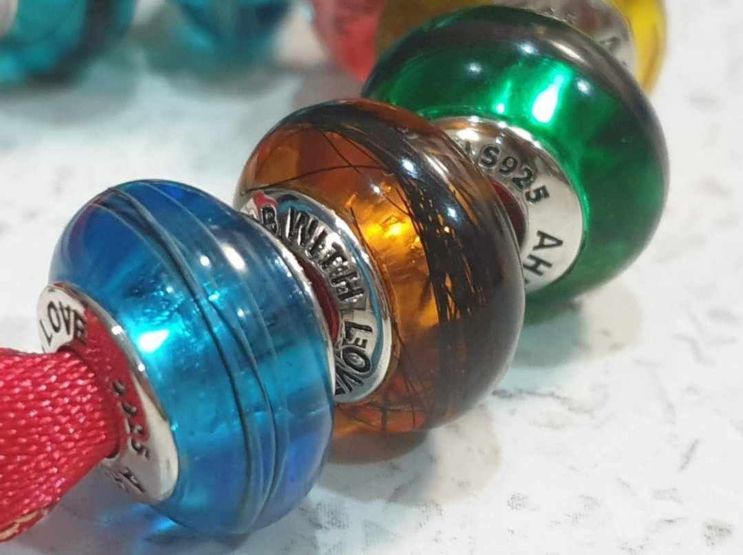 Hair/ash beads