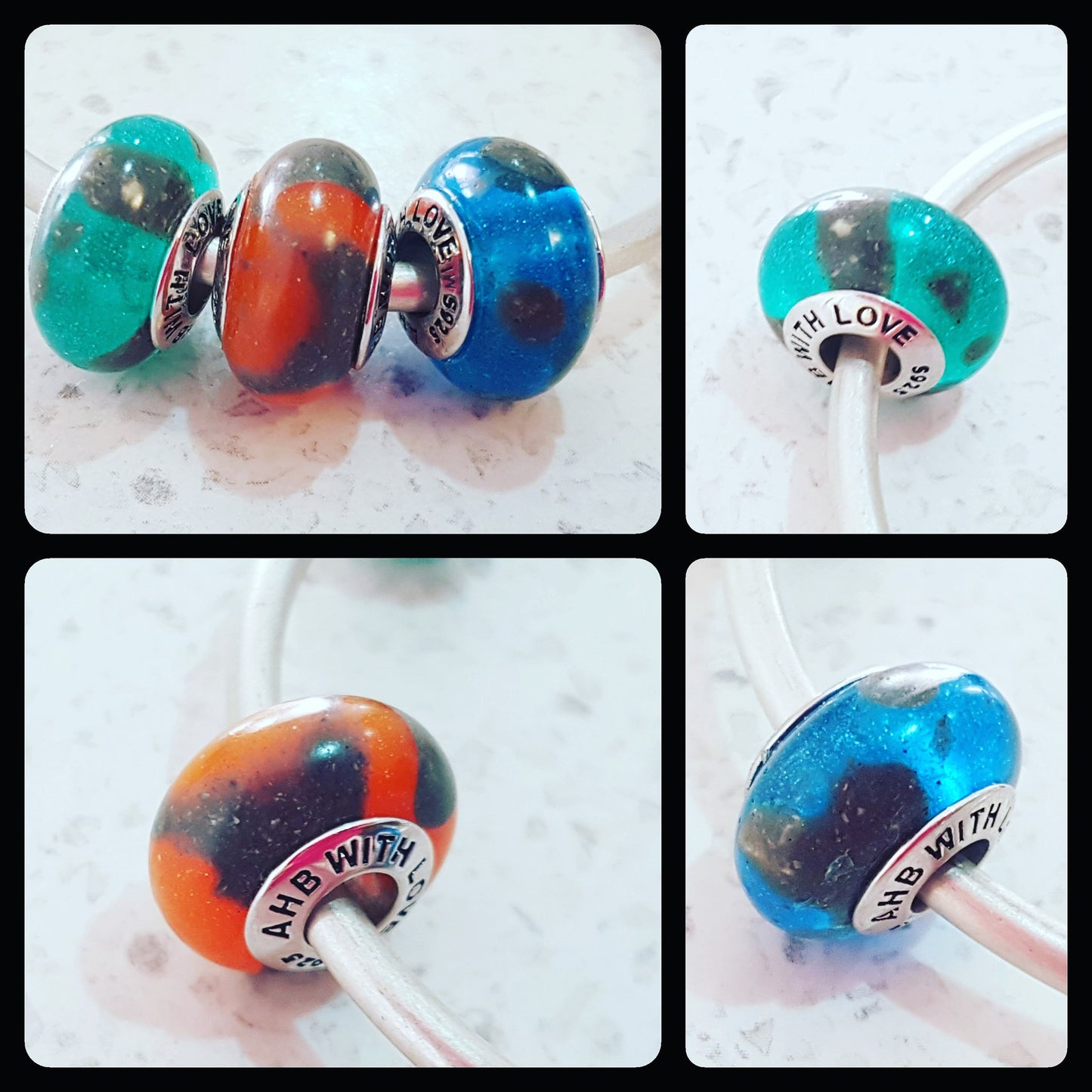 Hair/ash beads