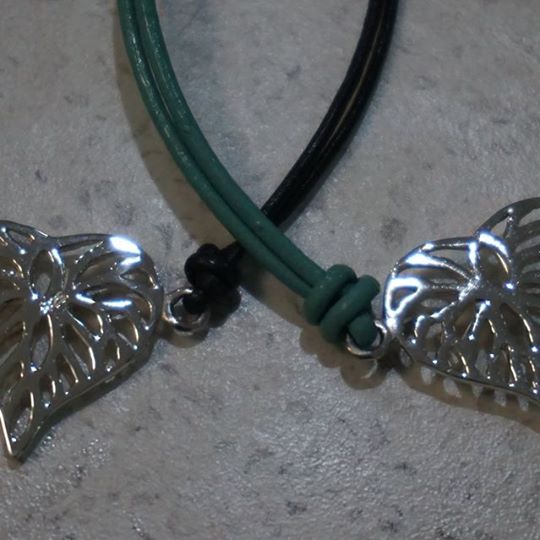 Sterling silver heart bracelet
