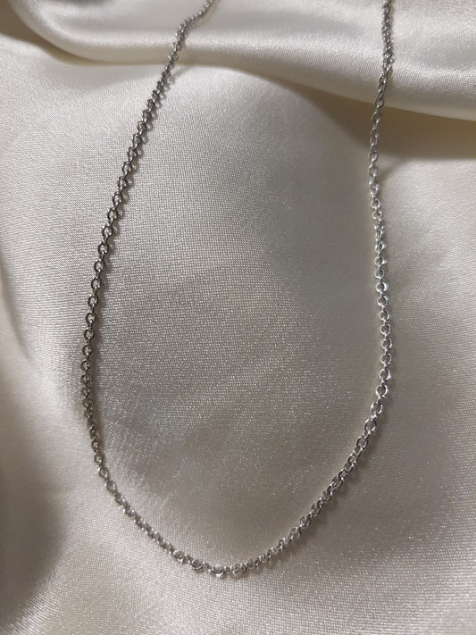 925 sterling silver belcher necklace