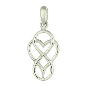 Heart & Infinity pendant