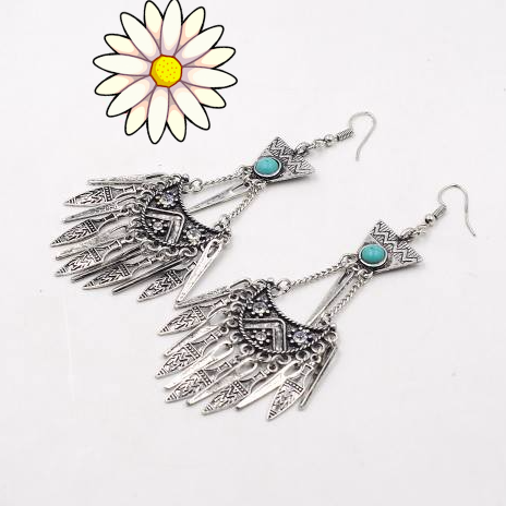 Aztec earrings