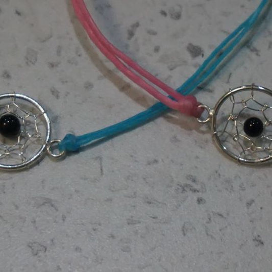 925 sterling silver dream catcher bracelet