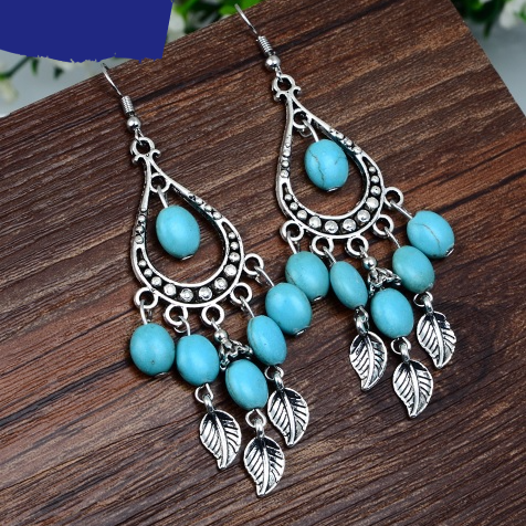 Turquoise dangle earrings