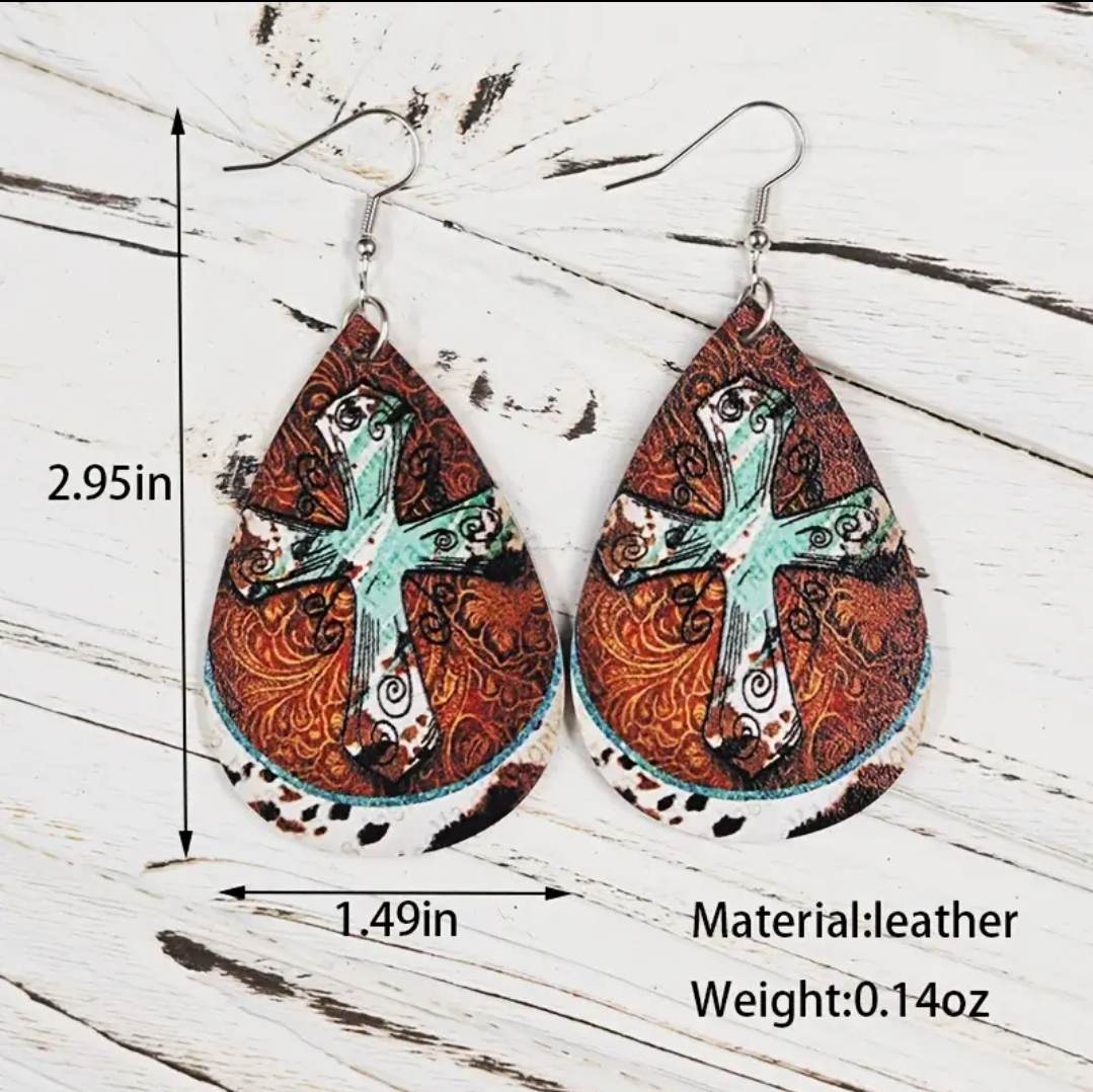 Western themed earrings