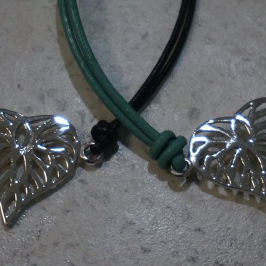 Sterling silver heart bracelet
